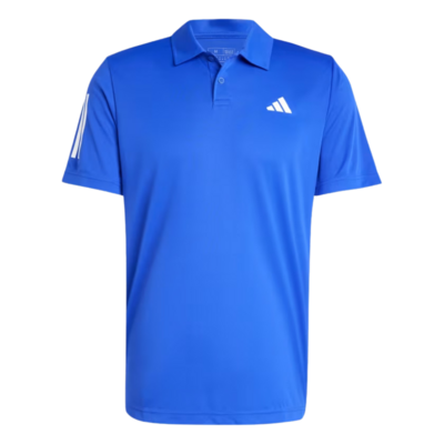 Adidas Mens Club 3 Stripes Polo Shirt - Lucid Blue - main image