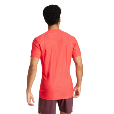 Adidas Tennis Pro Climacool Freelift T-Shirt- Red - main image