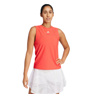 Adidas Womens Tennis Pro Climacool+ Match Tank Top- Red - main image