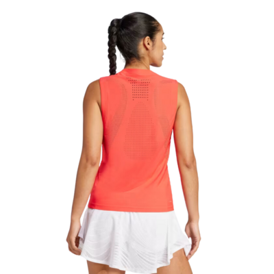 Adidas Womens Tennis Pro Climacool+ Match Tank Top- Red - main image