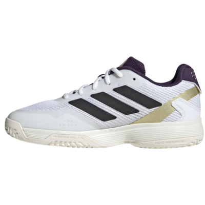 Adidas Ubersonic Kids Tennis Shoes - White/Plum - main image