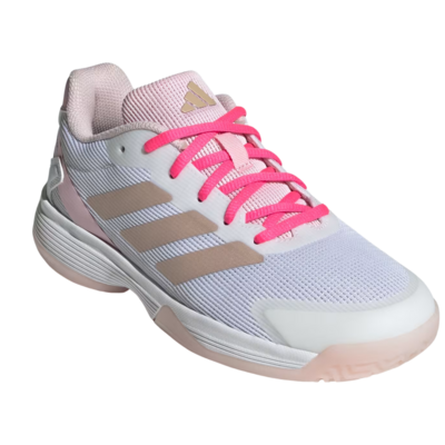 Adidas Ubersonic Kids Tennis Shoes - White/Pink - main image