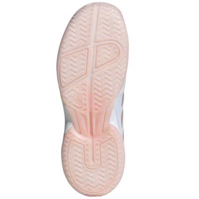 Adidas Ubersonic Kids Tennis Shoes - White/Pink - main image