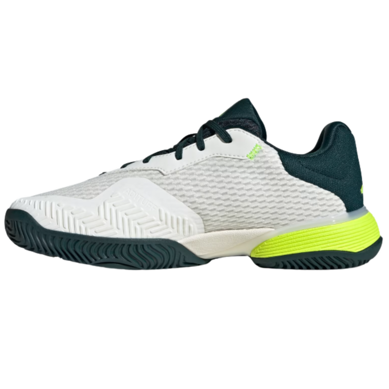 Adidas Kids Barricade Tennis Shoes - Off White/Core Black/Aurora Ivy - main image