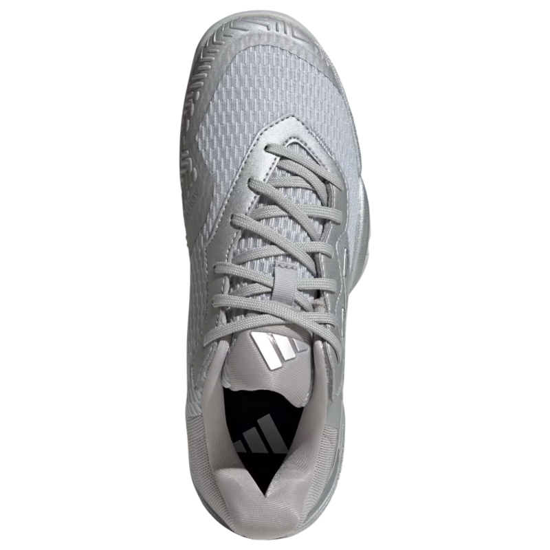 Adidas Kids Barricade Tennis Shoes - Silver Metallic / Dash Grey - main image