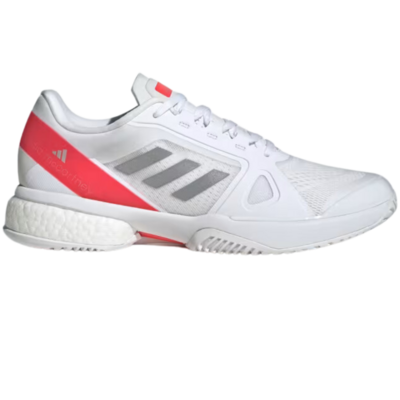 Adidas Womens Stella Court Tennis Shoes - White/Red - main image