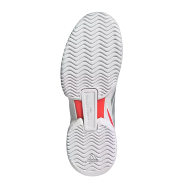 Adidas Womens Stella Court Tennis Shoes - White/Red - main image