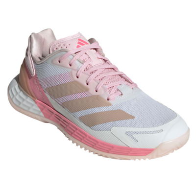 Adidas Womens Defiant Speed 2 Tennis Shoes - White/Pink - main image