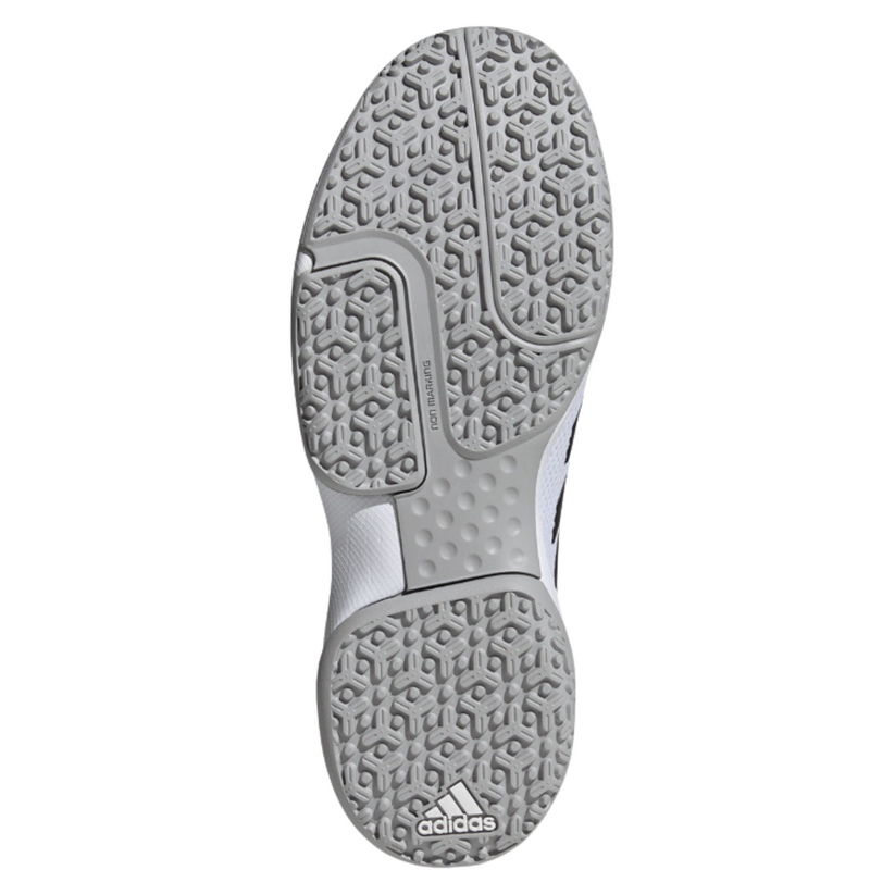 Adidas Mens Game Court 2 Omni Court Tennis Shoes - Ftwr White/ Core Black/ Grey Two - main image