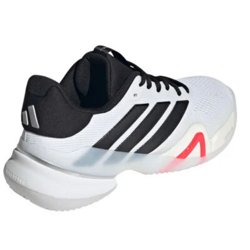 Adidas Mens Barricade 14 Tennis Shoes - Cloud White/Core Black/Lucid Red - main image