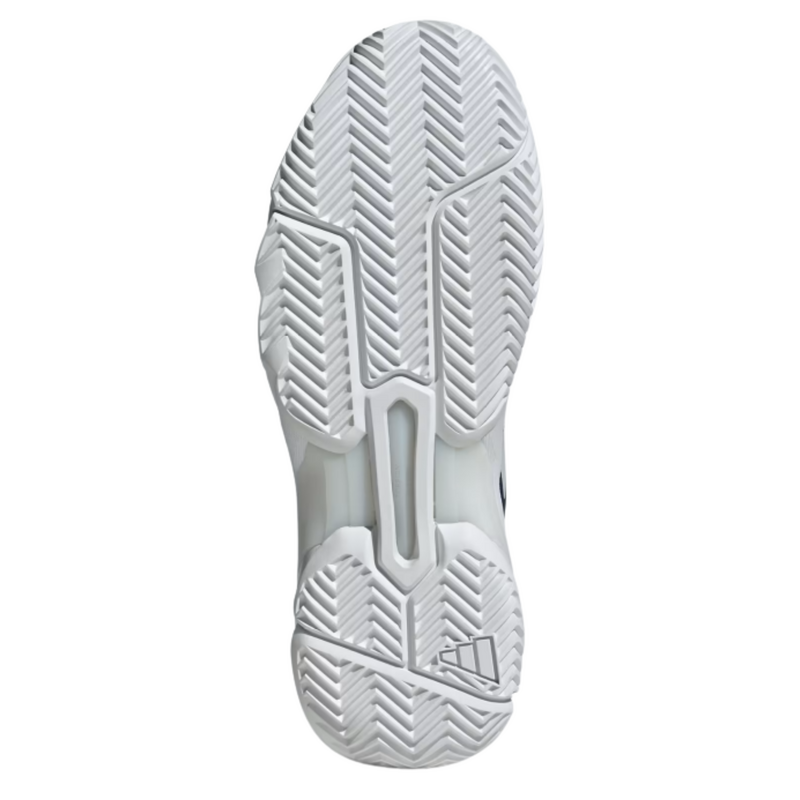 Adidas Mens Courtjam Control 3 Tennis Shoes - Dark Blue/ Zero Metallic/ Cloud White - main image