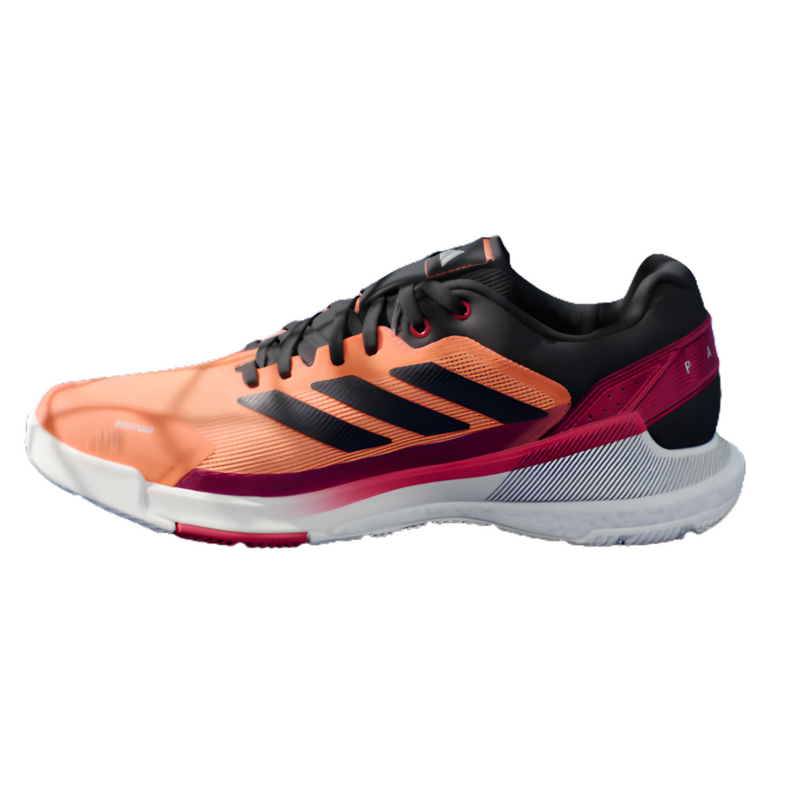 Adidas Mens Crazyquick Boost Padel Shoes - Lucid Orange / Core Black / Lucid Red - main image