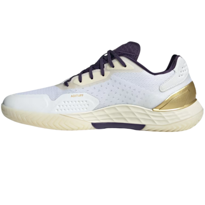 Adidas Mens Defiant Speed 2 Tennis Shoes - White/Plum - main image