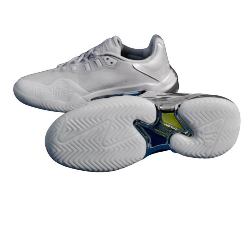 Adidas Womens Barricade 13 Tennis Shoes - Silver Edition / Dash Grey - main image
