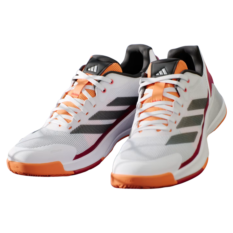 Adidas Crazyquick Light Strike Padel Shoes - Cloud White/Core Black/ Lucid Orange - main image