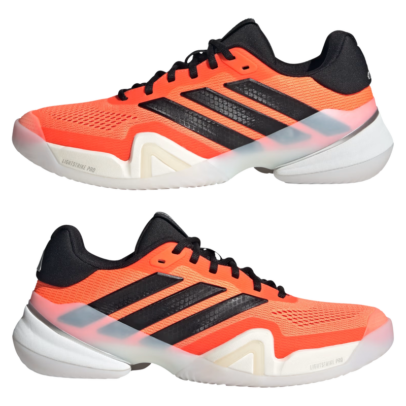 Adidas Mens Barricade 14 Tennis Shoes - Lucid Orange / Core Black / Pure Orange - main image
