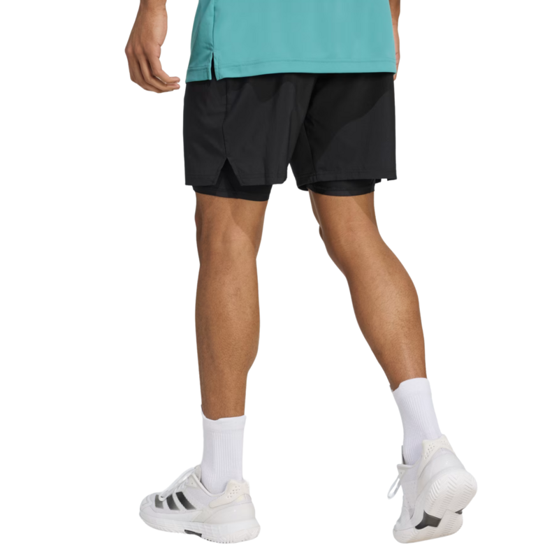Adidas Mens Club 2in 1 Shorts - Black - main image