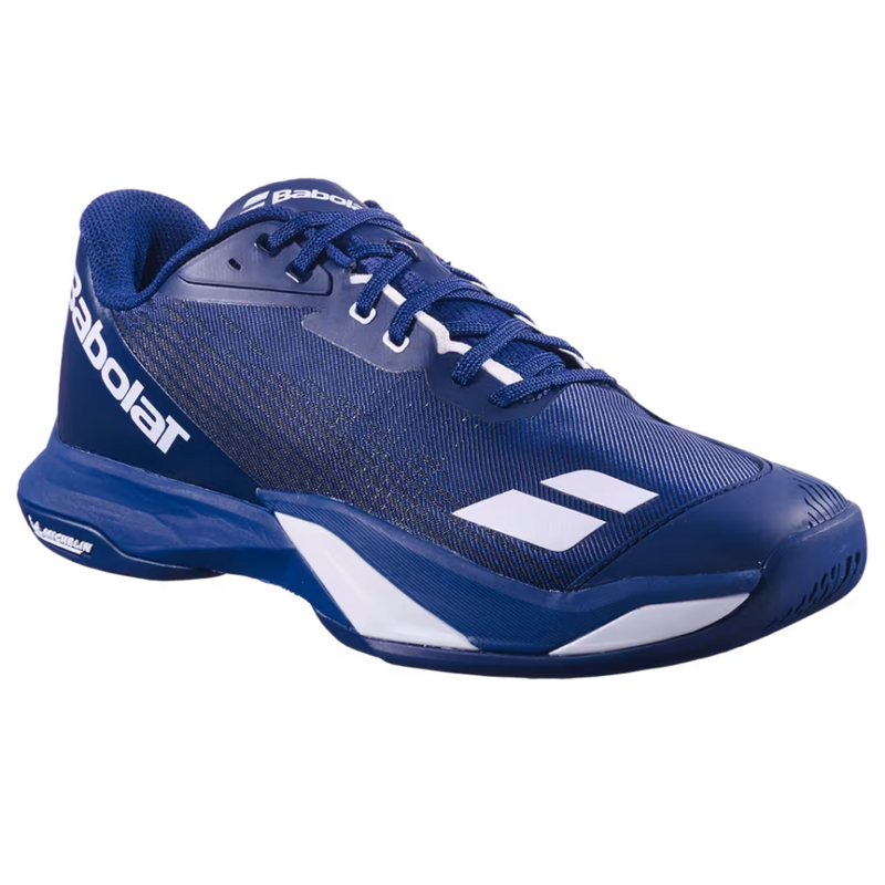 Babolat Mens Jet Mach 4 All Court Tennis Shoes - Dark Blue/White - main image