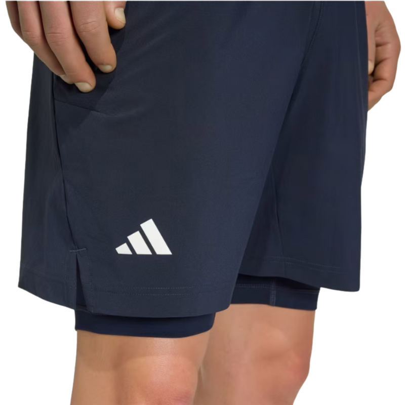 Adidas Mens Climacool Short and Tight Set- Legend Ink - main image