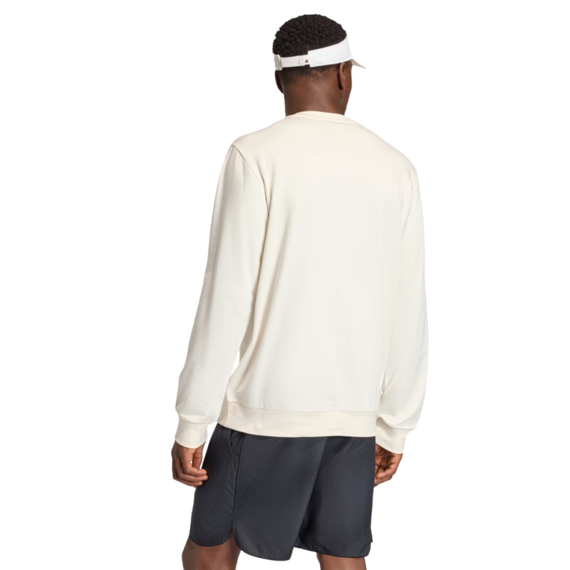 Adidas Men Heritage Graphic Crew Sweatshirt - White/Blue - main image