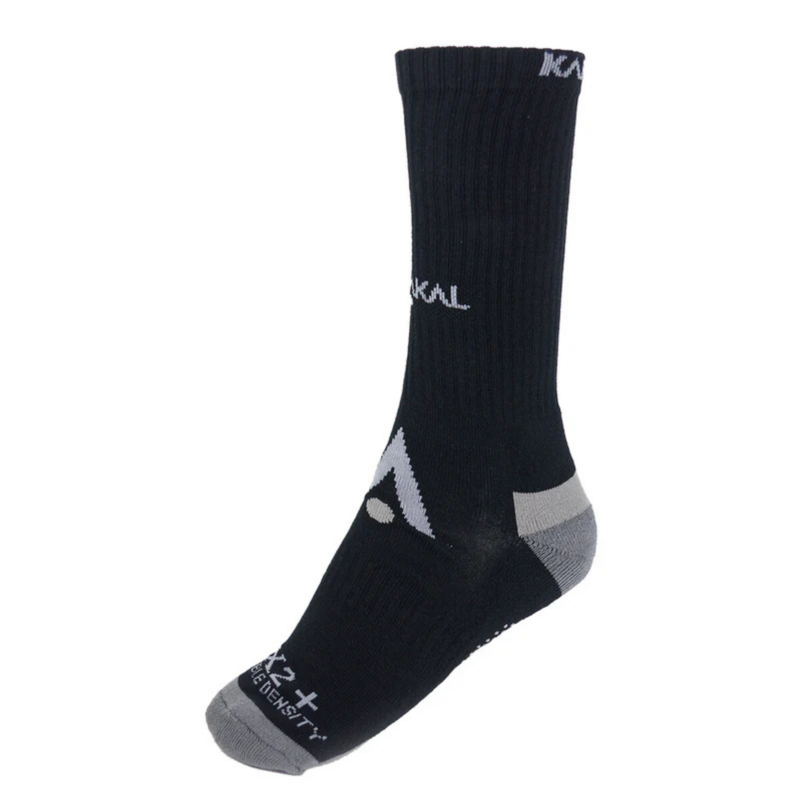 Karakal Mid Calf X2+ Socks (1 Pair) - Black/Grey - main image