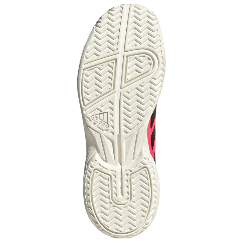 Adidas Kids Crazyquick Padel Shoes - Solar Turbo/Core Black/Off White - main image