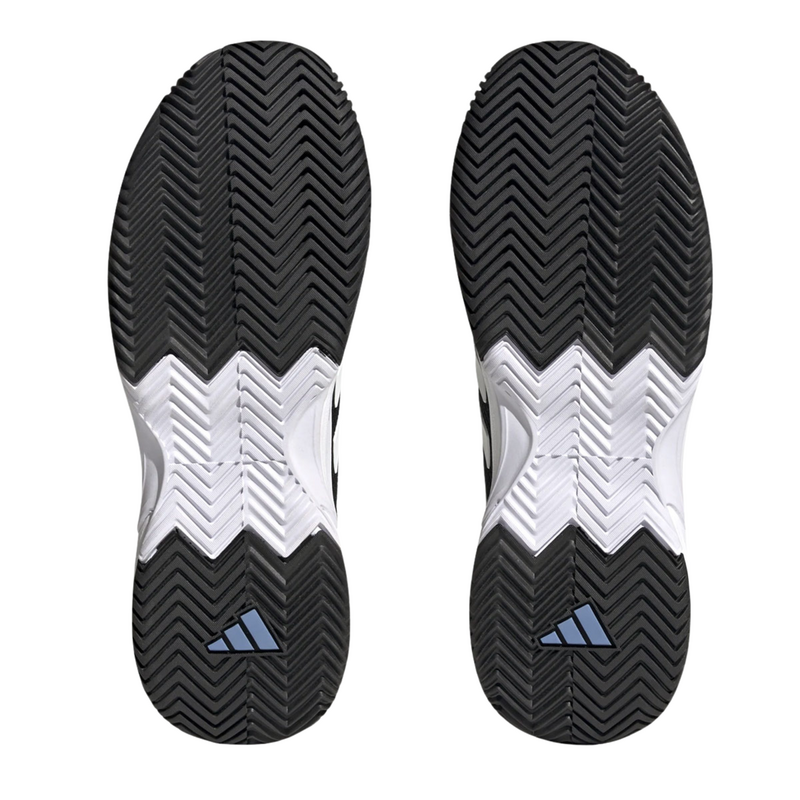 Adidas Mens Gamecourt 2.0 Tennis Shoes - Black/White - main image