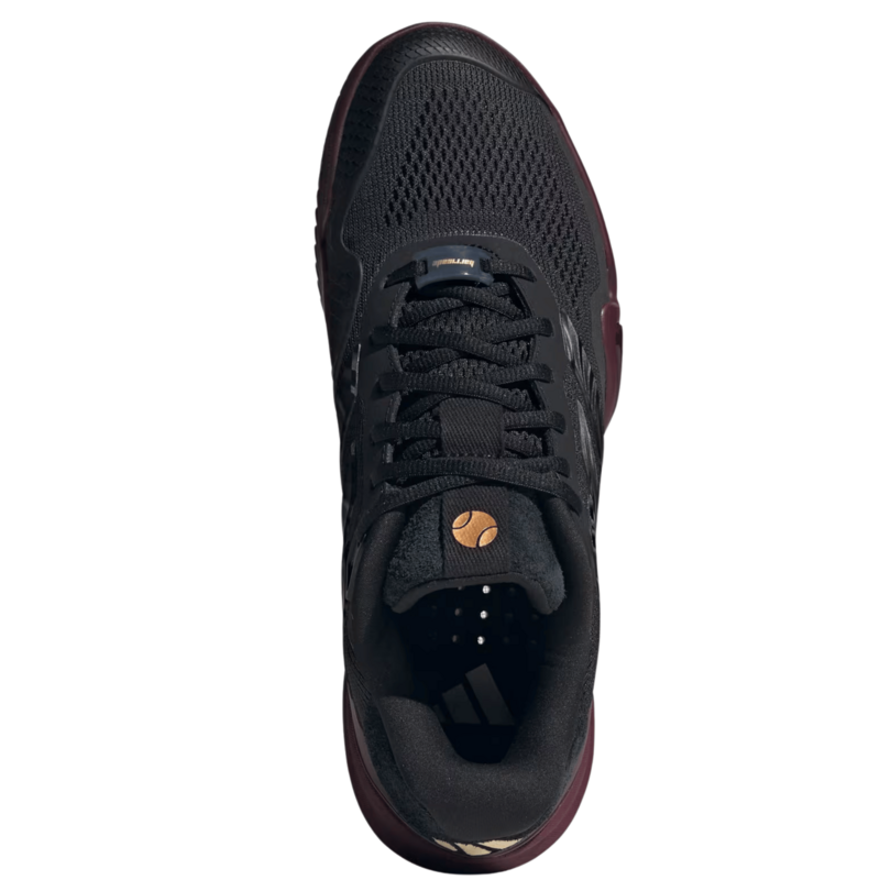 Adidas Mens Barricade 14 Tennis Shoes - Core Black / Core Black / Maroon - main image