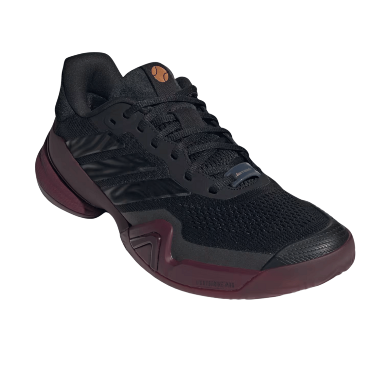 Adidas Mens Barricade 14 Tennis Shoes - Core Black / Core Black / Maroon - main image