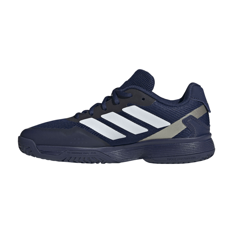Adidas Ubersonic Kids Tennis Shoes - Dark Blue/Ftwr White/Core Black - main image