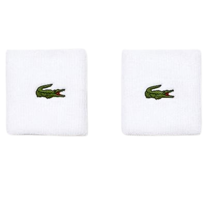 Lacoste Stretch Jersey Wristbands - White - main image