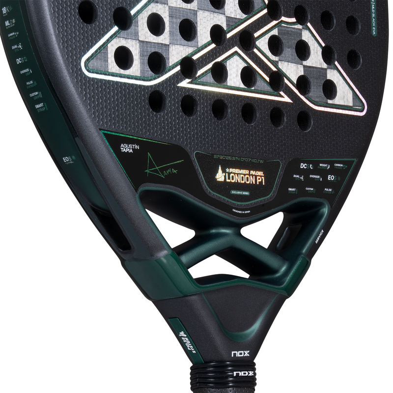 NOX AT10 Genius 18K Alum London P1 Exclusive Padel Racket - main image