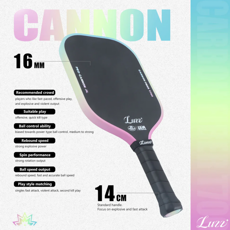 Luzz Candy Cannon Pickleball Paddle - main image