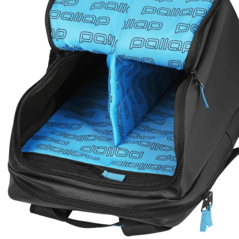 Pallap Travel Technical Backpack - Black/Cyan Blue - main image