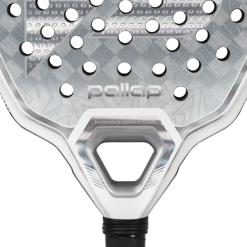 Pallap Evoforce Bright Star Padel Racket - White/Silver - main image