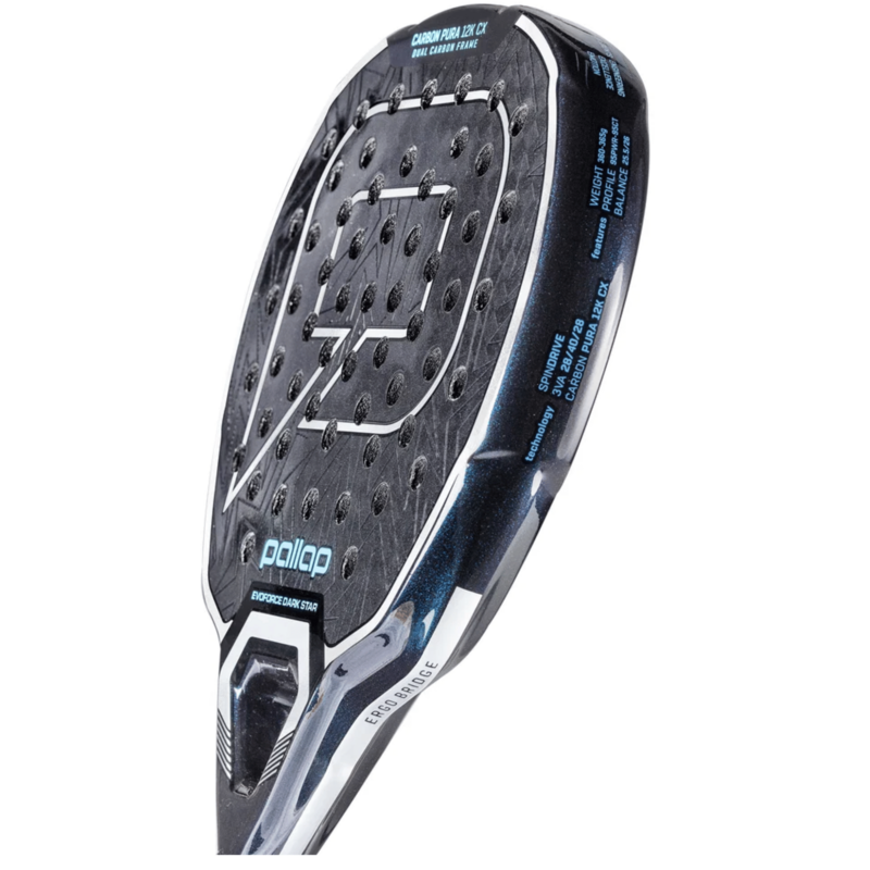 Pallap Evoforce Dark Star Padel Racket - Navy/Carbon - main image