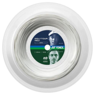 Yonex Polytour Rev 125 200m Tennis String Reel - White - main image