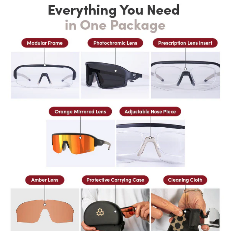 CRBN Pivot Pickleball Glasses - main image