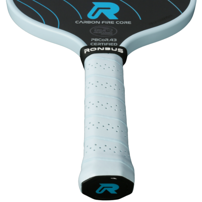 Ronbus Ripple V2 R1 14 mm Pickleball Paddle - Black/Blue - main image