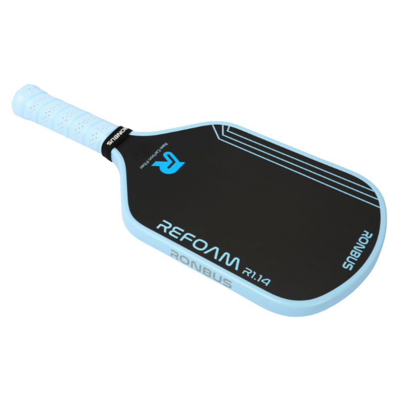 Ronbus Refoam R1 14 mm Pickleball Paddle - Black/Blue - main image