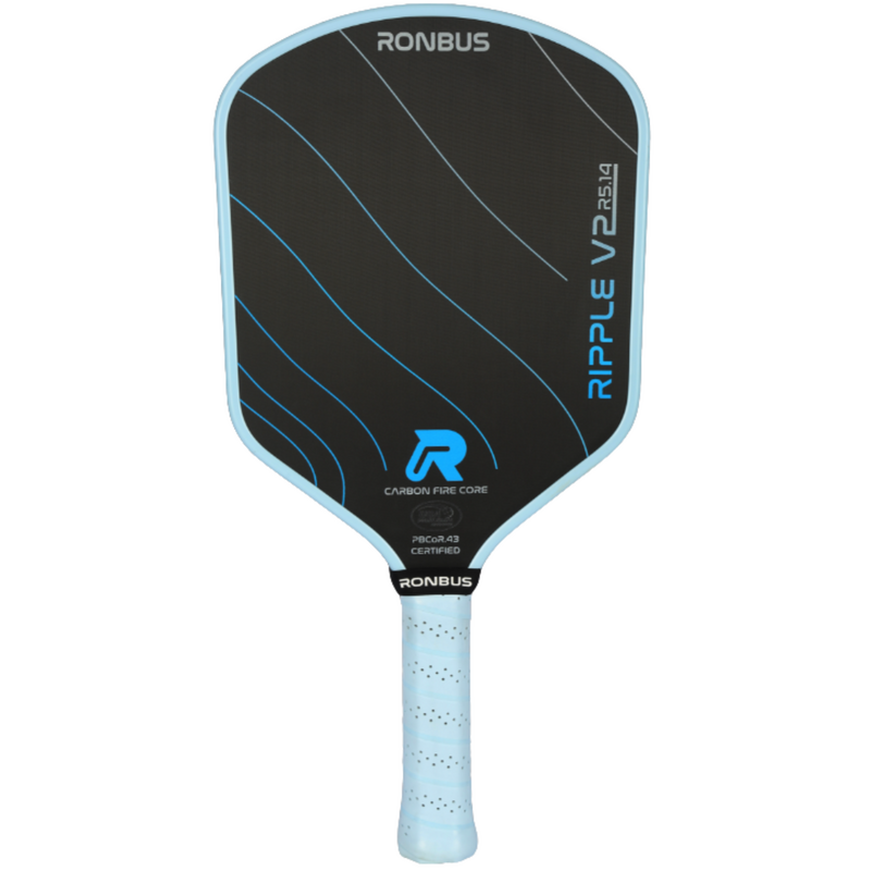 Ronbus Ripple V2 R5 14 mm Pickleball Paddle - Black/Blue - main image