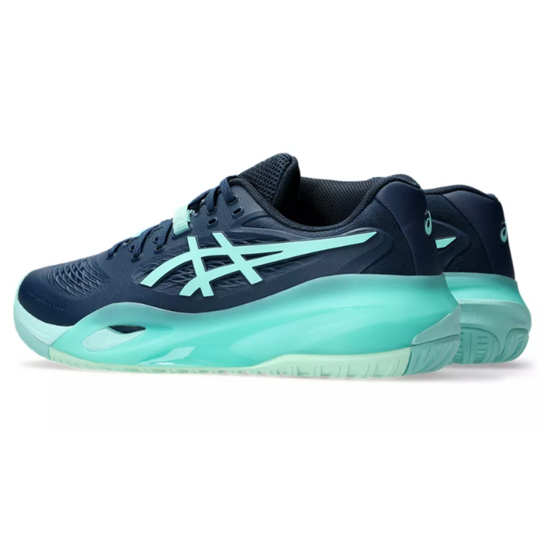Asics Mens GEL-Resolution X Tennis Shoes - Night Sky/Illuminate Mint - main image