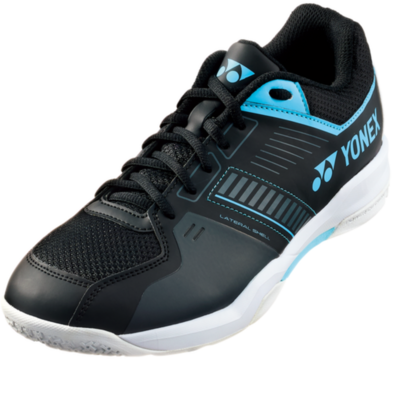 Yonex Mens Strider Flow Wide Badminton Shoes - Black/Blue - main image