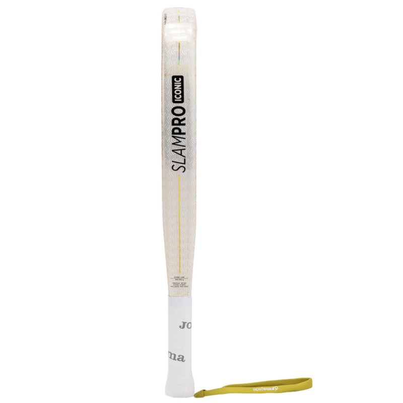 Joma Slam Pro Iconic Padel Racket - White/Gold - main image