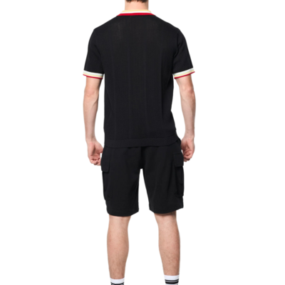 Sergio Tacchini Mens Slice Polo - Black - main image