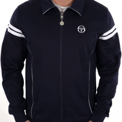 Sergio Tacchini Mens Armando Tracktop Maritime Blue/White - main image