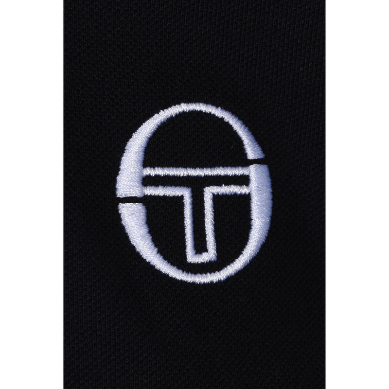 Sergio Tacchini Men Supermac Polo - Black/ Light Lilac/ White - main image