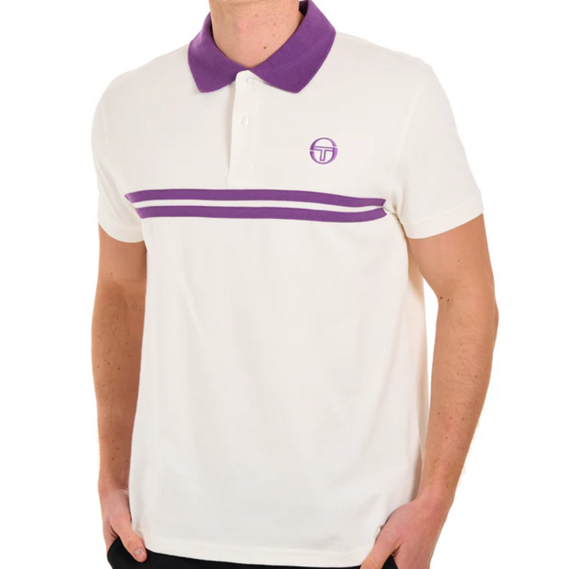 Sergio Tacchini Men Supermac Polo - Gardenia/Pansy - main image