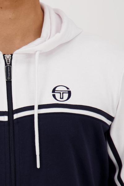 Sergio Tacchini Mens Young Line Hoodie - White/Navy - main image