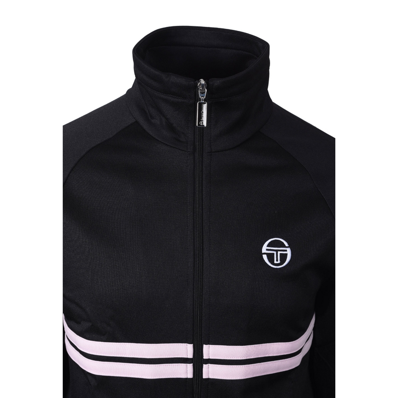 Sergio Tacchini Mens Dallas Track Top - Black/Light Lilac - main image